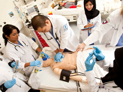 Lynn Daley, the Lead instructor in the Respiratory Therapy (RT)