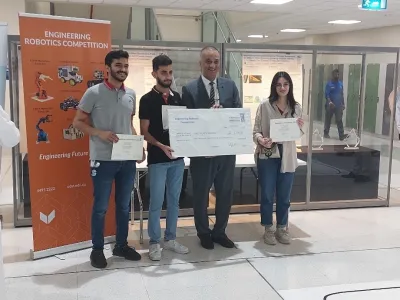 University of Doha for Science and Technology organizes an interdisciplinary robotics competition