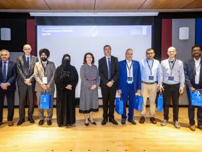 Group photo during Bioinformatics Symposium