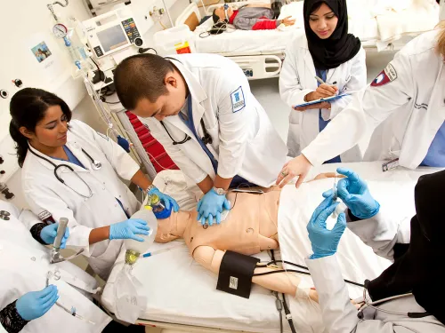 Lynn Daley, the Lead instructor in the Respiratory Therapy (RT)