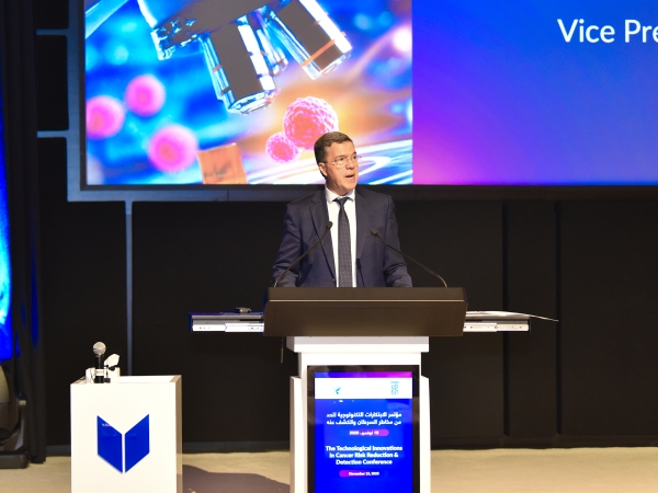 Dr Rachid at Tech Innovations for Cancer Risks Conference