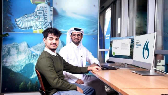 students using assistive technology