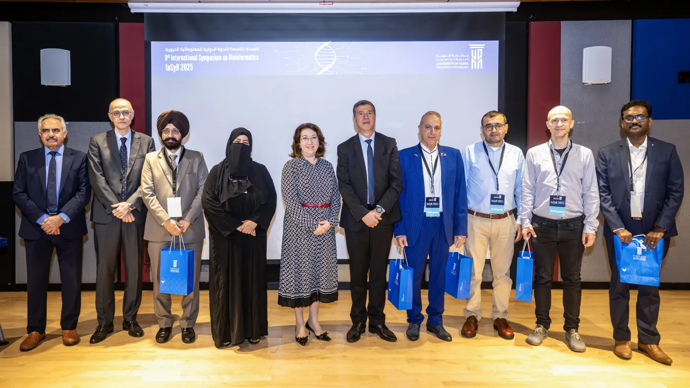 Group photo during Bioinformatics Symposium